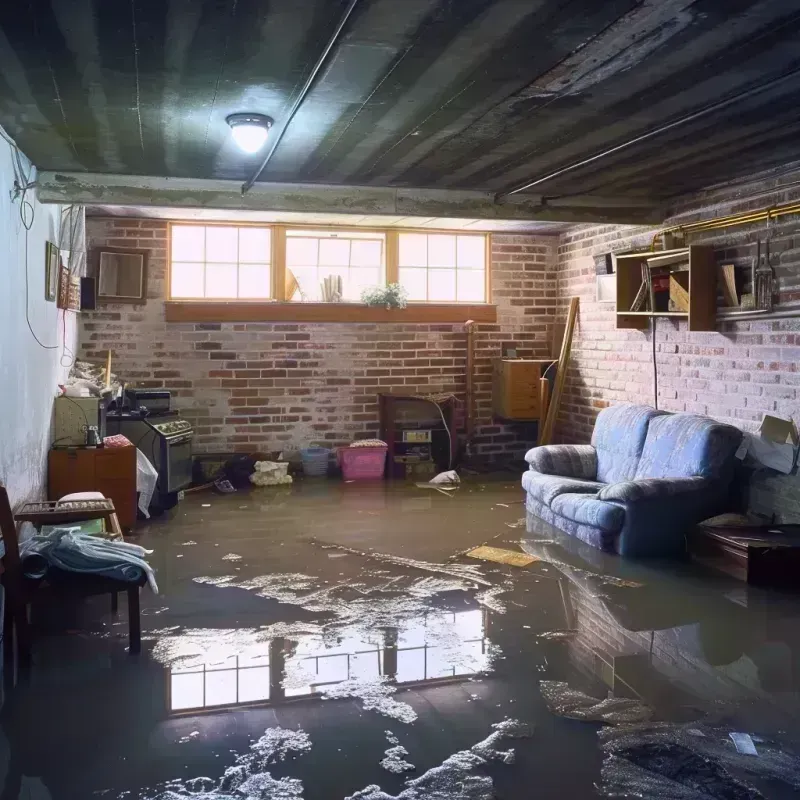 Flooded Basement Cleanup in China, ME